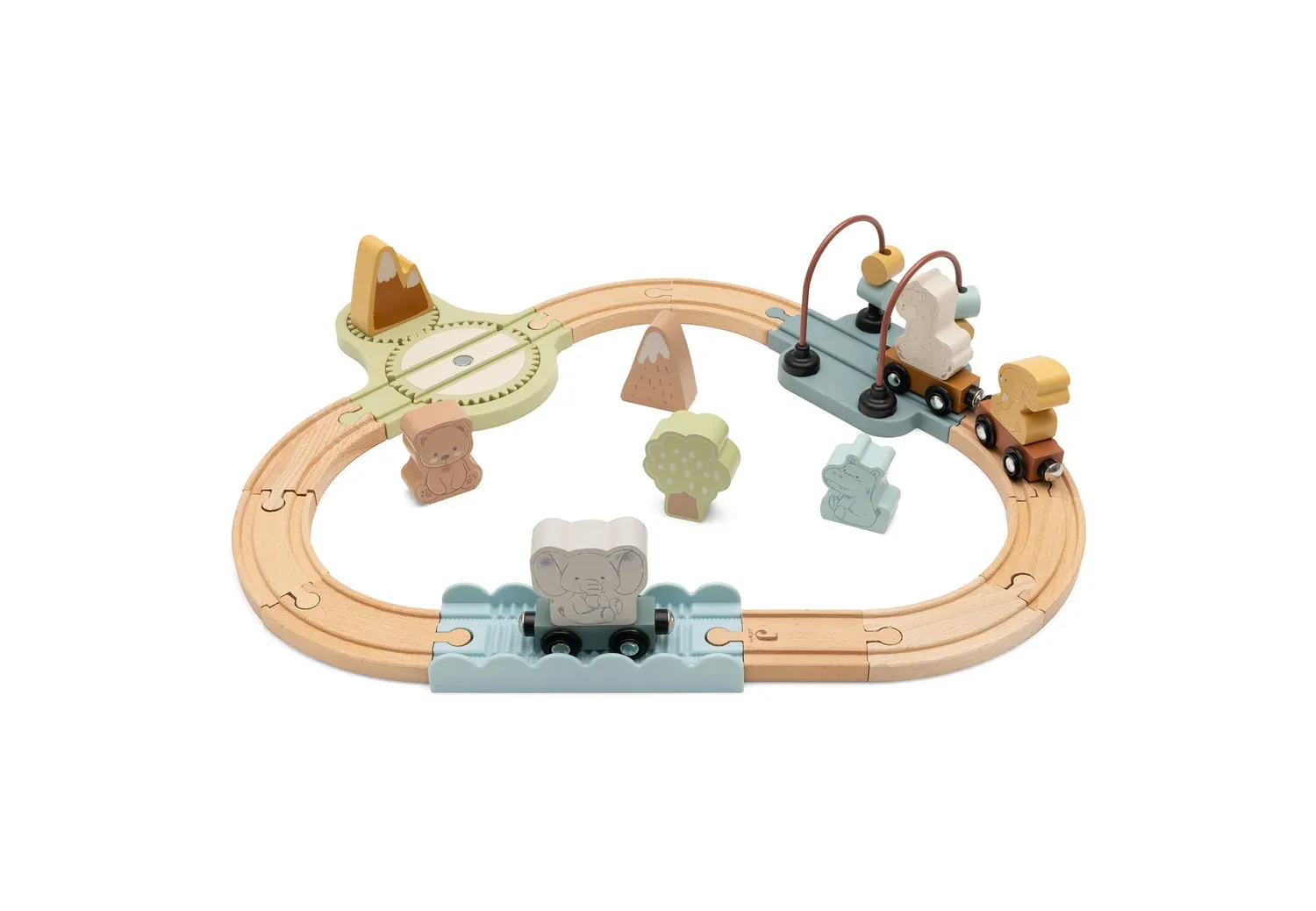 Jollein- Houten Treinset - Jollies