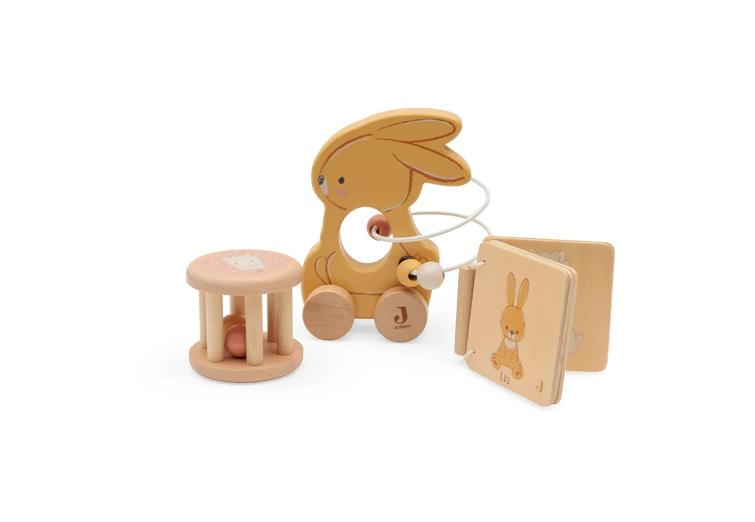 Jollein - Houten Giftset - Jollies - Bunny Luz