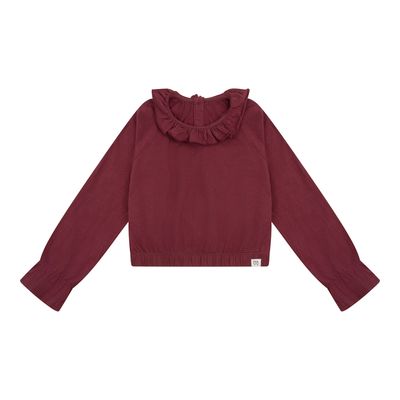 Navy Natural - Pippa top burgundy jersey