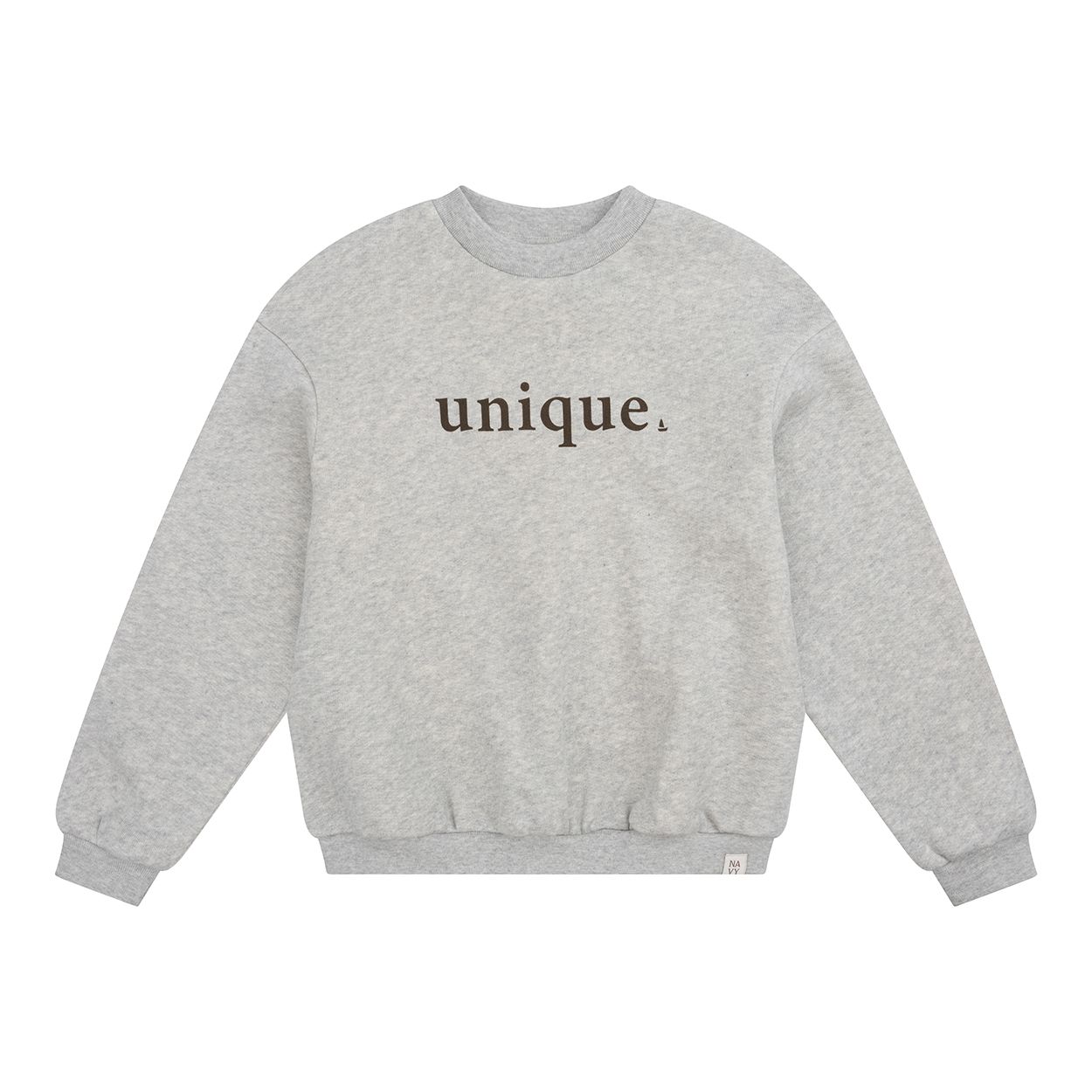Navy Natural - Oversized sweater unique grey/brown
