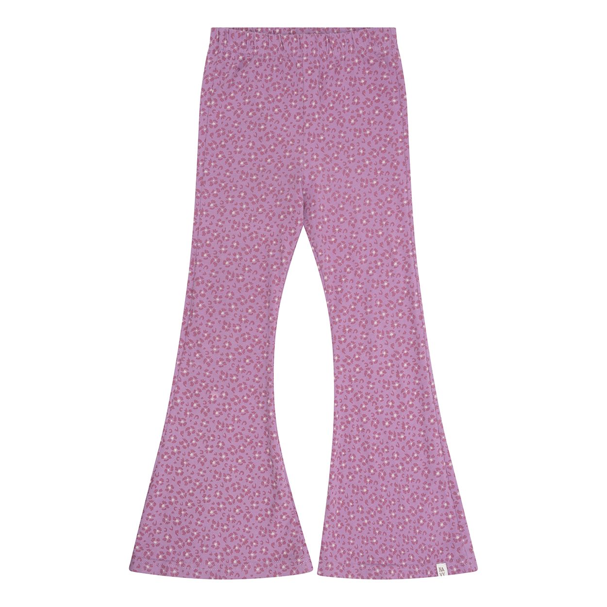 Navy Natural - Be flared leopard flower lila