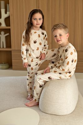 Feetje-Cosy Cookie - Premium Sleepwear by Feetje-Offwhite melange
