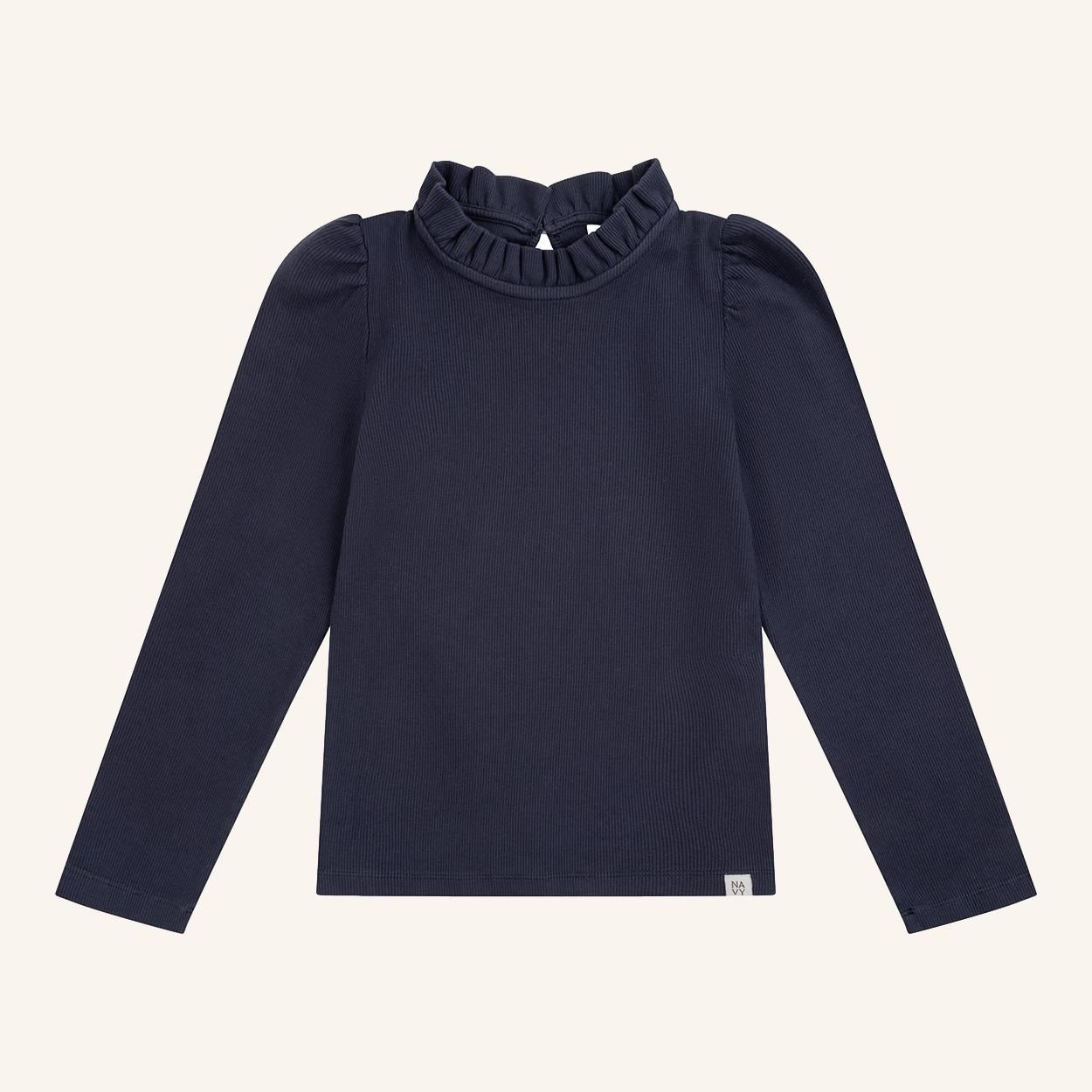 Navy Natural - Loulou top graphite
