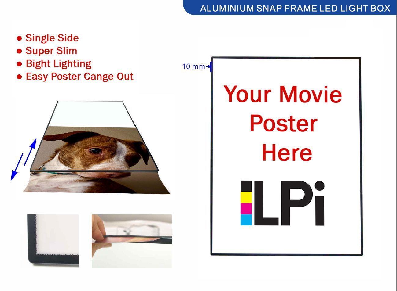 PRE-ORDER NOW! Premium LED Backlit Poster Frame – Custom Poster Included!
