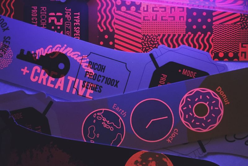 Metallic or Neon Printed Products