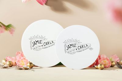 Personalized Wedding Coasters Favors