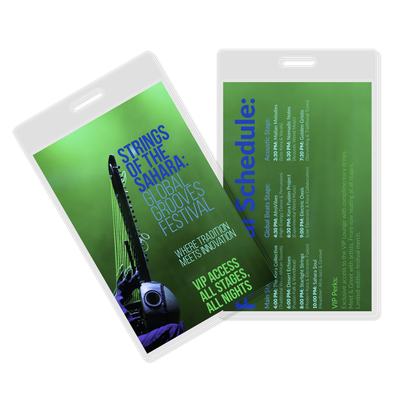 Custom Laminated ID Badges (with Color Accents) Custom Laminated ID Badges (with Color Accents)