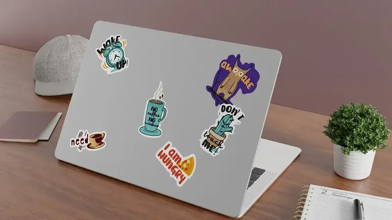 custom die-cut stickers with 5th color effects custom die-cut stickers with 5th color effects