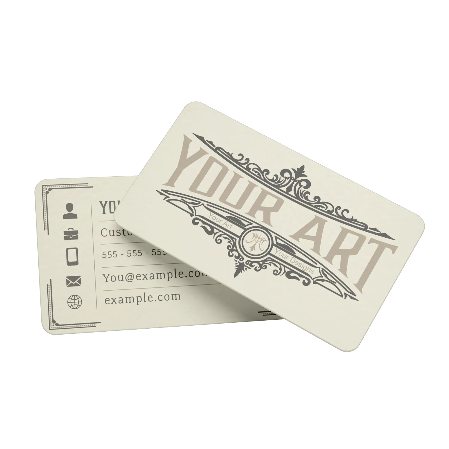 Business Cards 130lb Silk | Silk Finish Business Cards 130lb Silk | Silk Finish