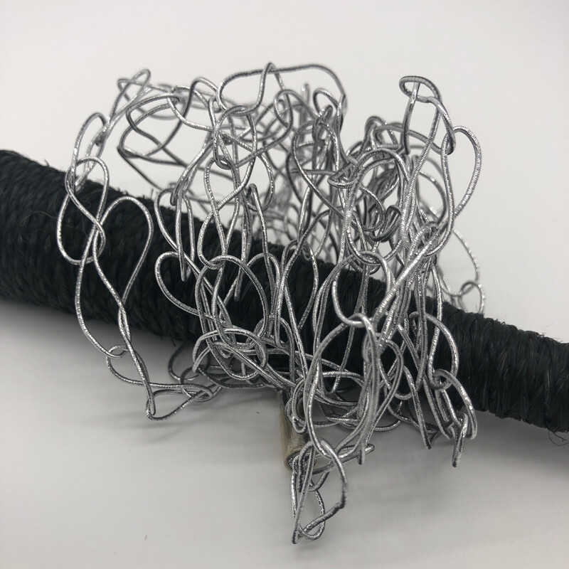 Kette / Armband gestrickt silber