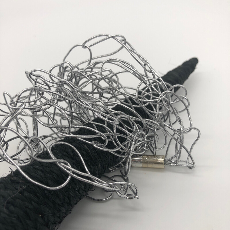 Kette / Armband gestrickt silber