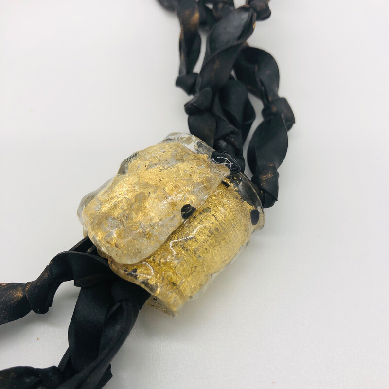Kette / Armband Kautschuk schwarz