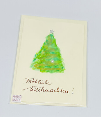 Billett „handmade“ Weihnachten Baum