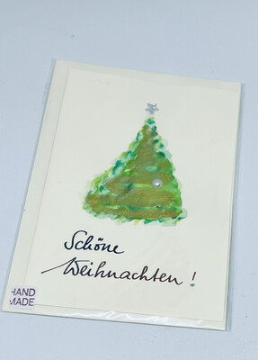 Billett „handmade“ Weihnachten Baum