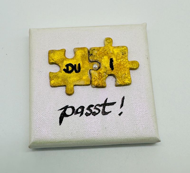 Mini-Leinwand Puzzle 10x10 cm