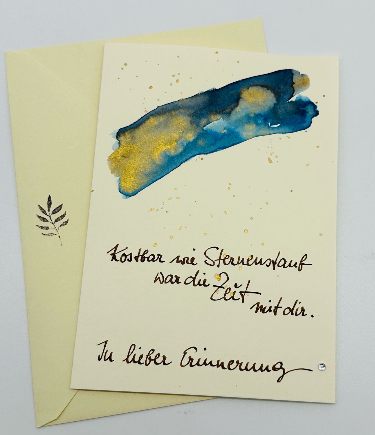 Billett Trauer Spruch
