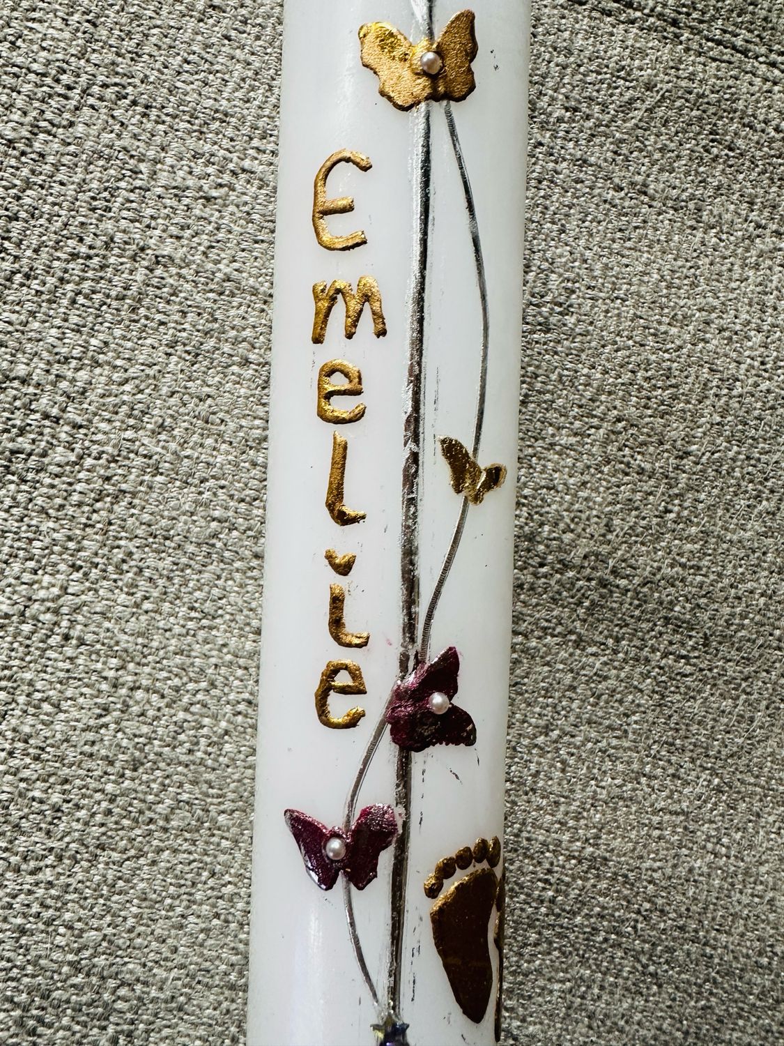 Taufkerze „Emelie“