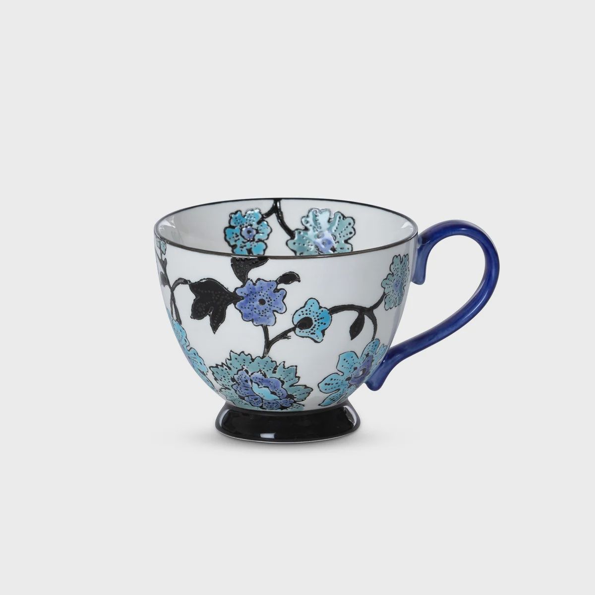 Periwinkle Vine Pattern Cup