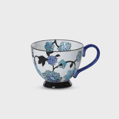 Periwinkle Vine Pattern Cup