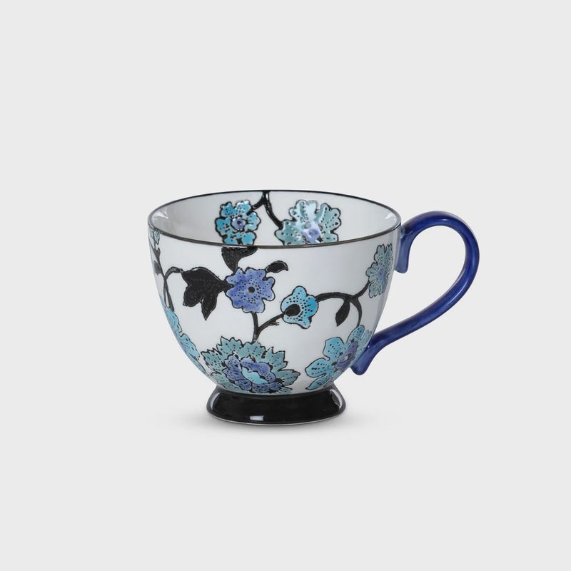 Periwinkle Vine Pattern Cup