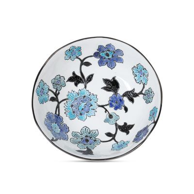 Periwinkle Vine Pattern Bowl