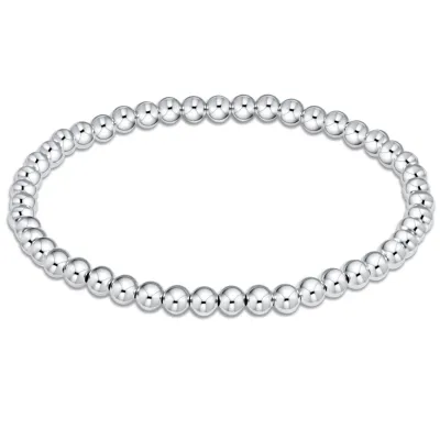 ENewton Sterling 4MM Bead Bracelet