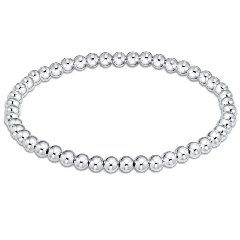 ENewton Sterling 4MM Bead Bracelet