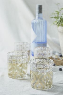 White Twist Cocktail Glass