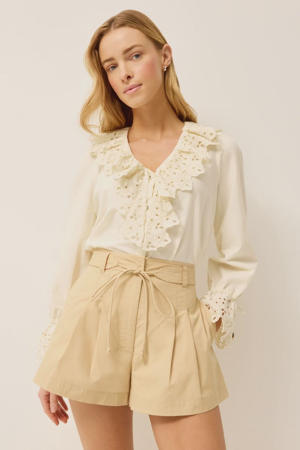 Lander Short, Color: Beige, Size: 8