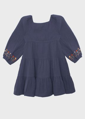 Clara Dress Blue