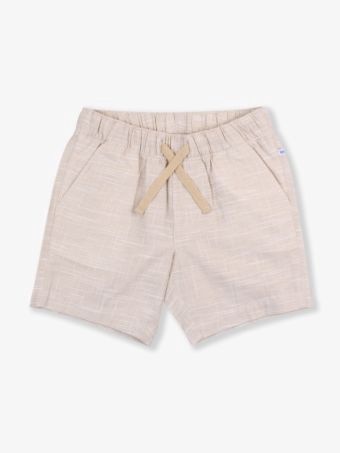 Khaki Pull On Shorts