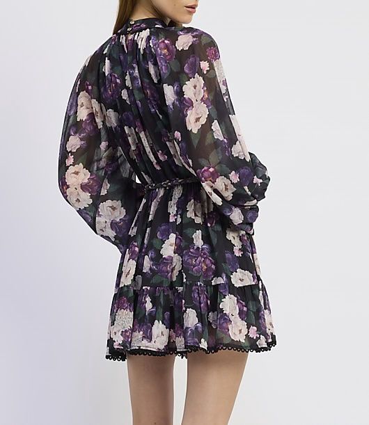Jasmine Long Sleeve Mini Dress