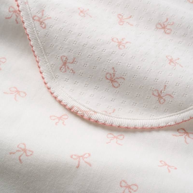 Pink Bow Reversible Blanket