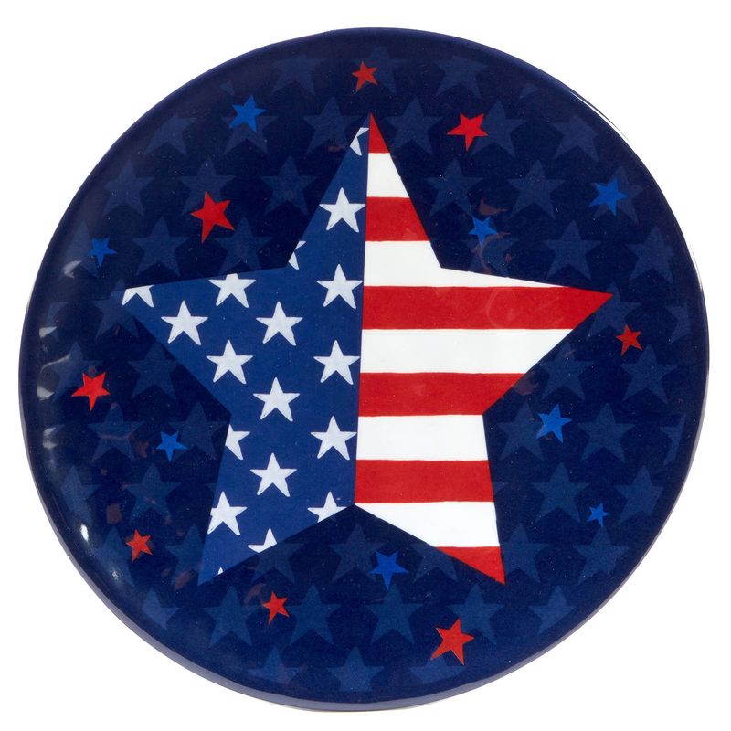 Stars &amp; Stripes Melamine Salad Plate