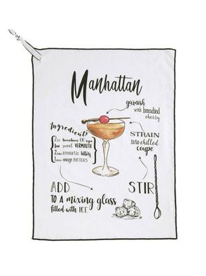 Manhattan Cocktail Tea Towel