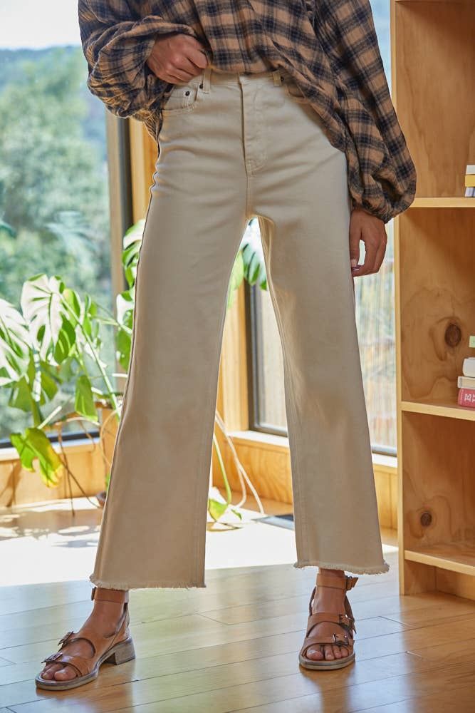 Dina Denim Jeans, Color: Cream, Size: S