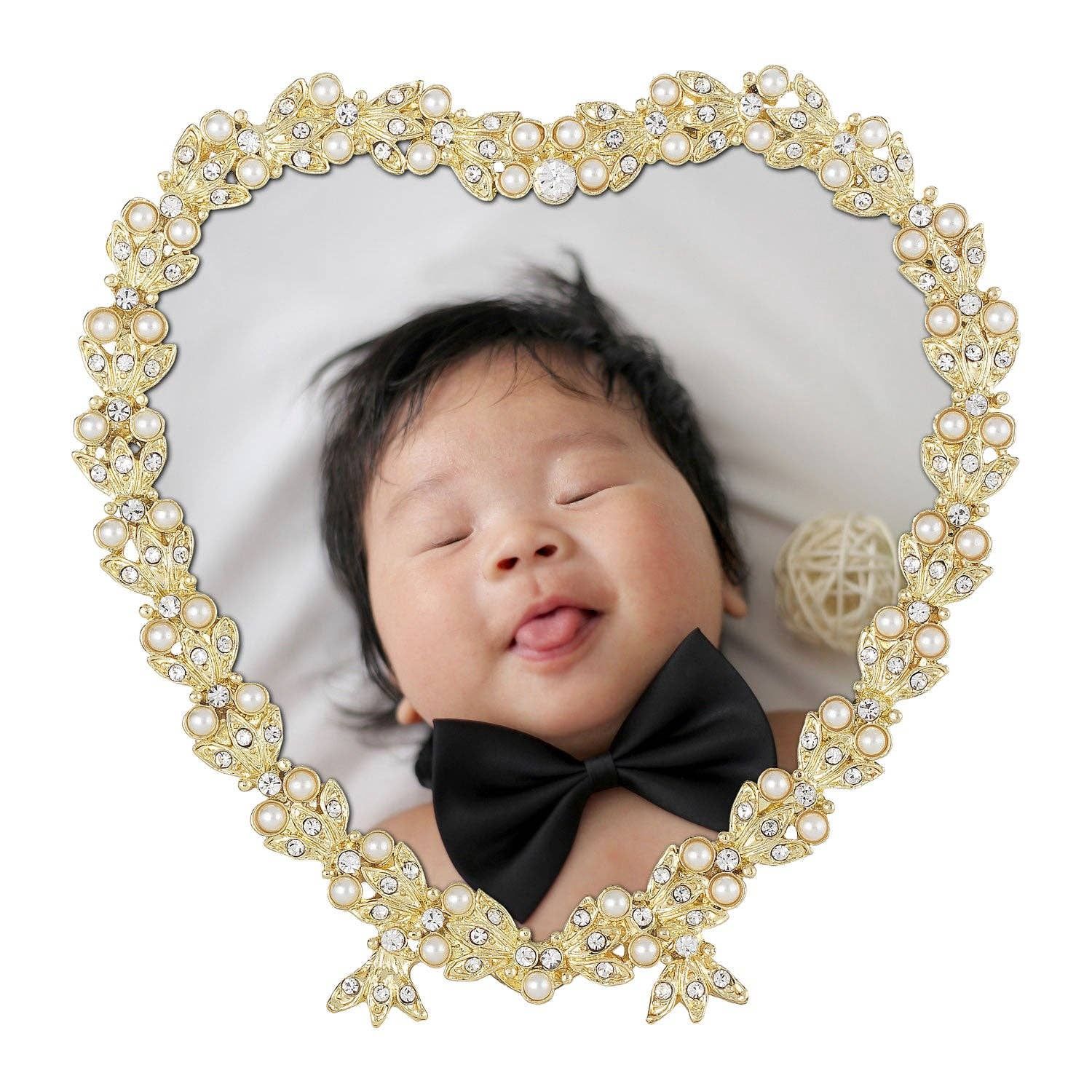 Contessa Heart Picture Frame, Color: Gold