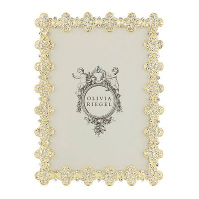 Pavé Clover 5" x 7" Picture Frame