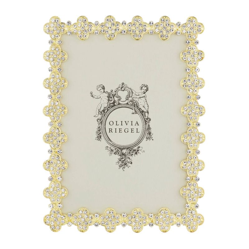 Pavé Clover 5" x 7" Picture Frame