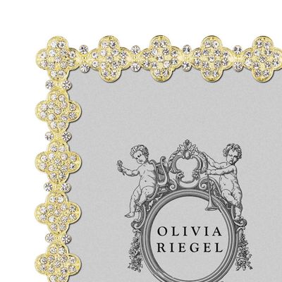 Pavé Clover 5" x 7" Picture Frame