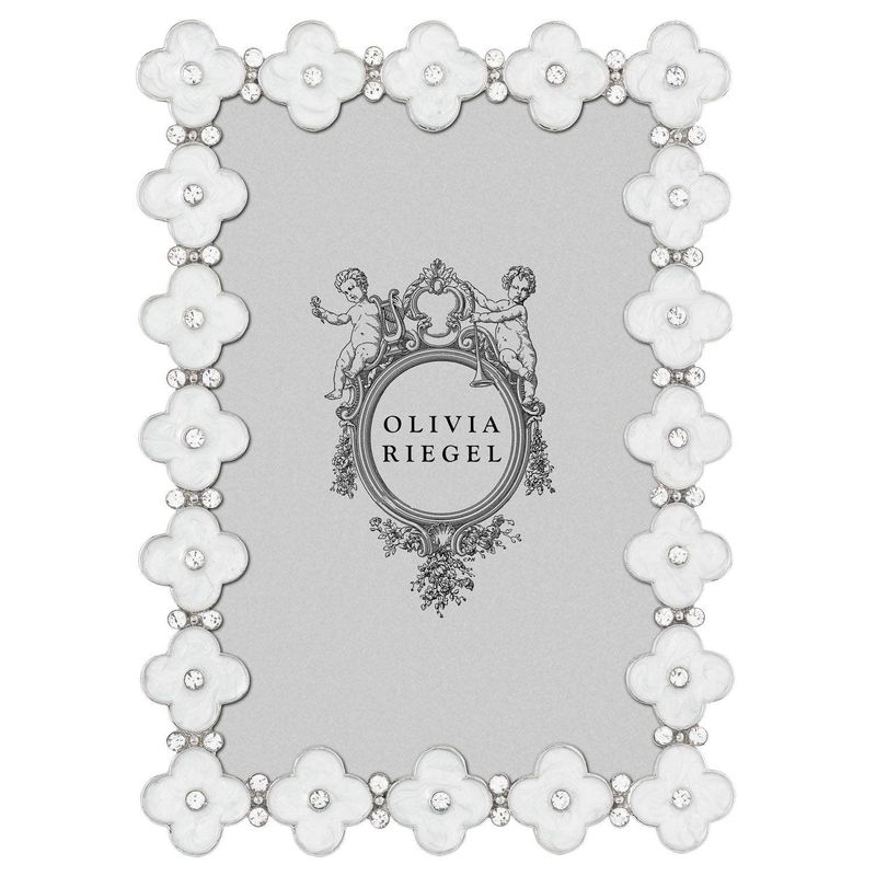 Enamel Clover 4" x 6" Frame