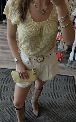 Lettuce Edge Lace Top