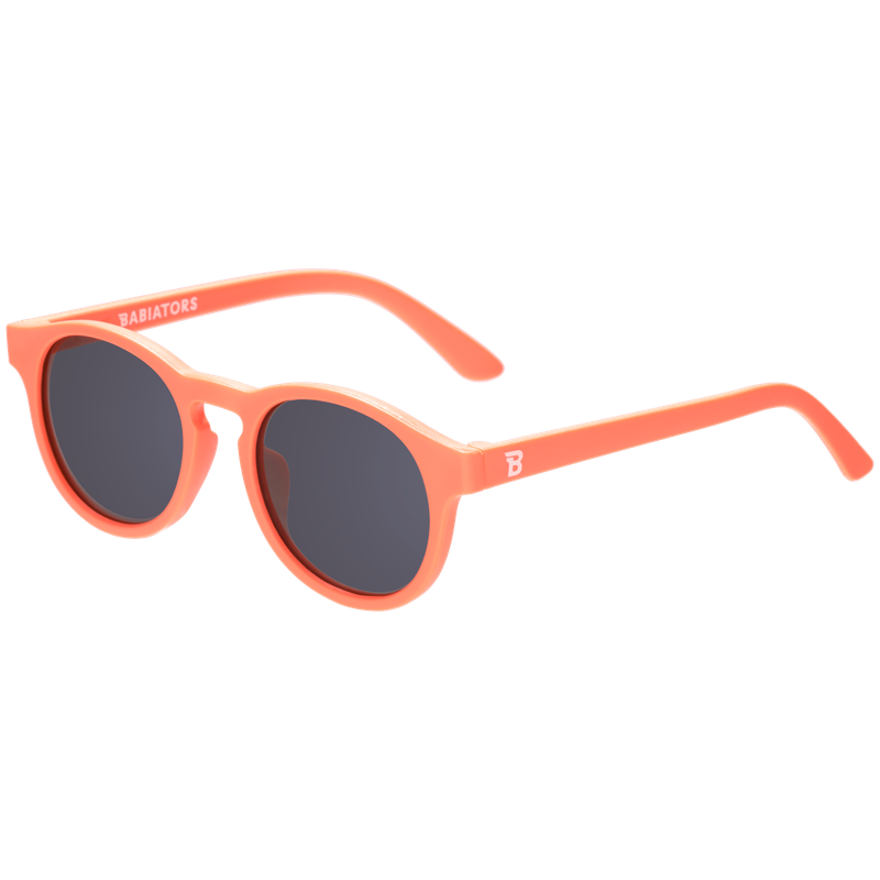 Vivid Neon Orange Keyhole Sunglasses
