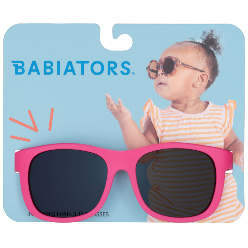 Hot Magenta Kids Navigator Sunglasses