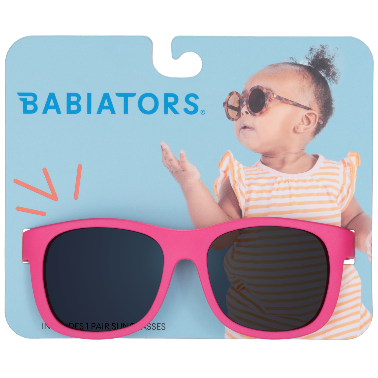 Hot Magenta Kids Navigator Sunglasses, Size: Ages 0-2