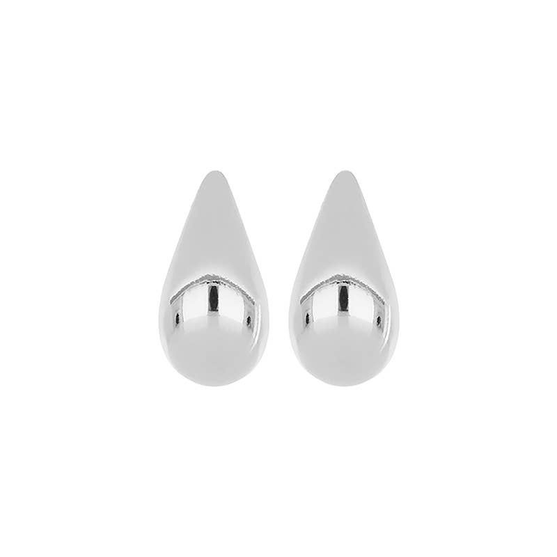 Teardrop Earring- Silver