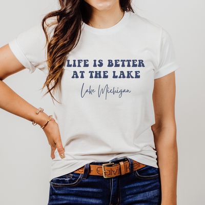 Oconomowoc Lake Life is Better Tee