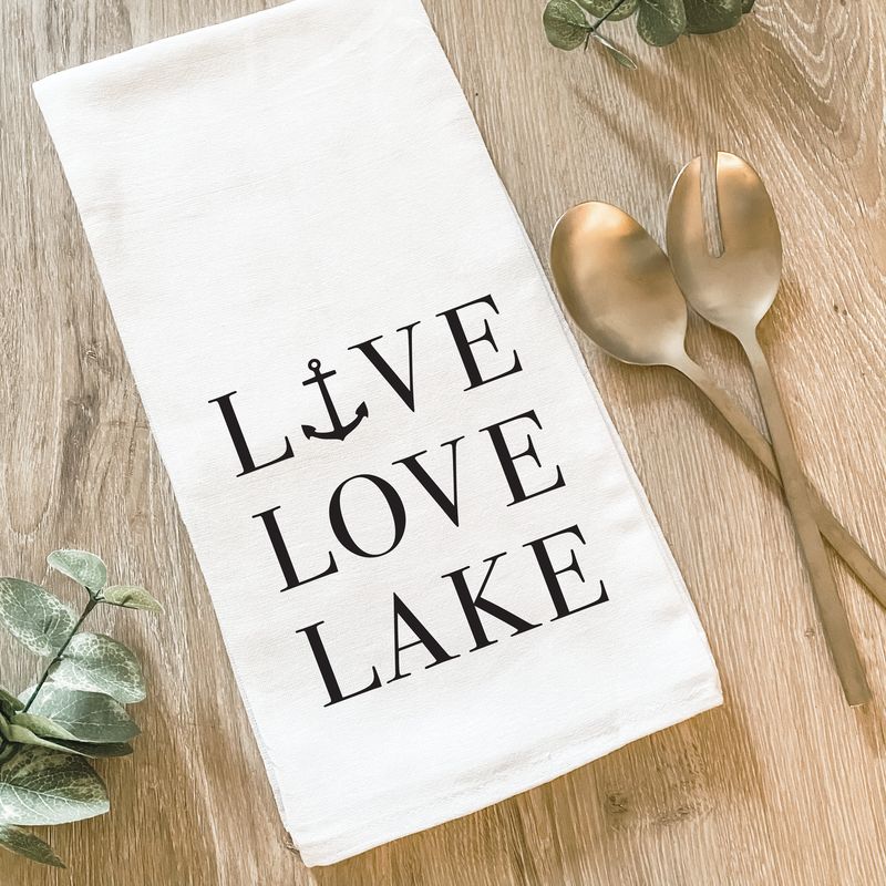 Live Love Lake - Cotton Tea Towel