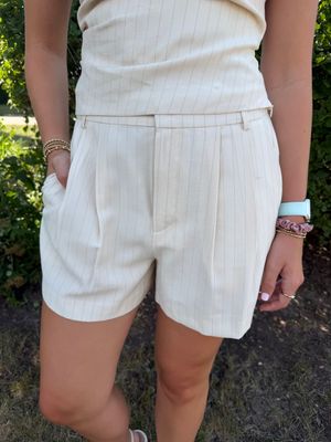 Pleated Shorts