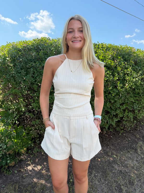 Pleated Shorts